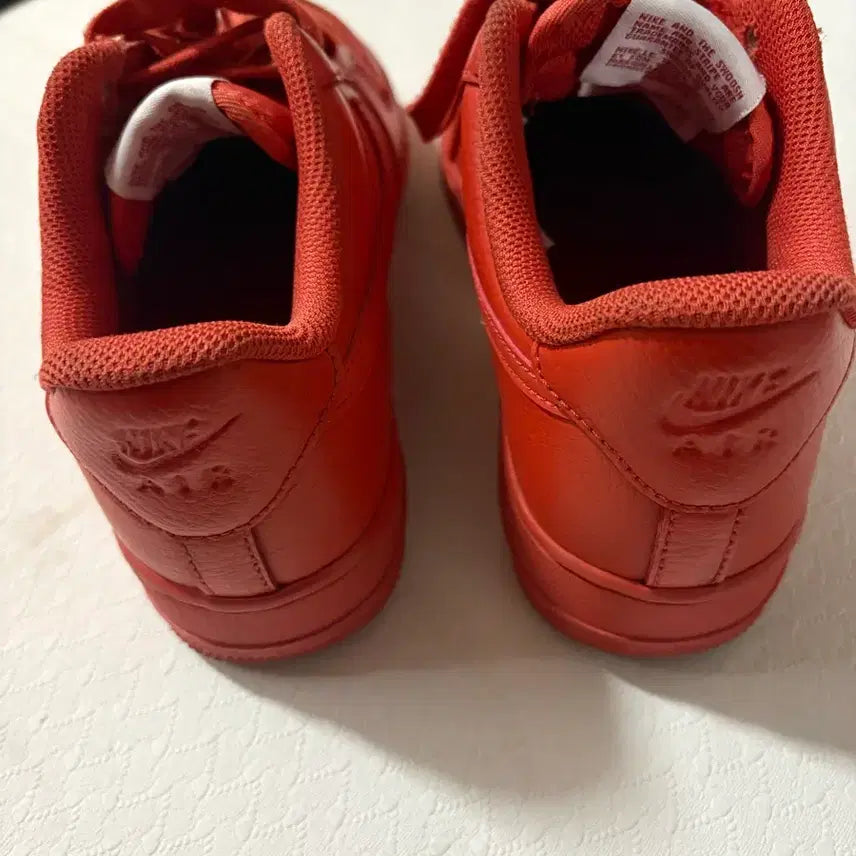 [BUNJANG] Nike Air Force Orange Sneakers / 나이키 에어포스 오렌지 250