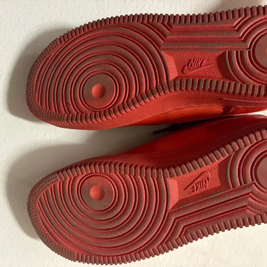[BUNJANG] Nike Air Force Orange Sneakers / 나이키 에어포스 오렌지 250