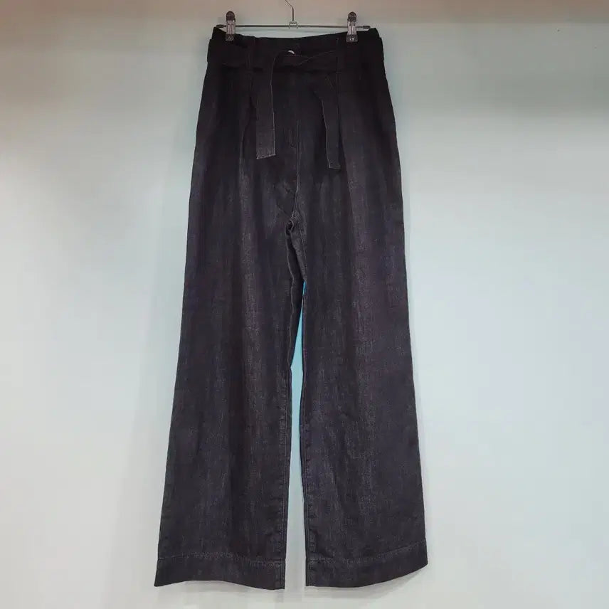 [BUNJANG] ON&amp;ON Wide Belt Denim Pants / 온앤온 벨트 와이드 데님 팬츠 27