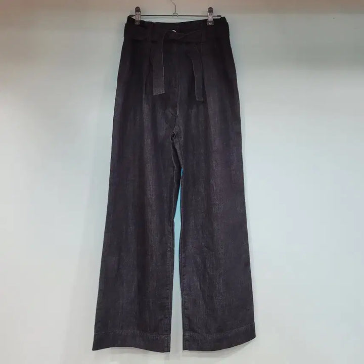 [BUNJANG] ON&amp;ON Wide Belt Denim Pants / 온앤온 벨트 와이드 데님 팬츠 27
