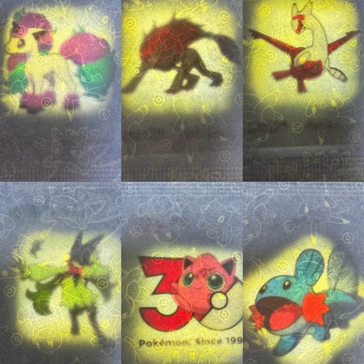 [BUNJANG] Pokemon 30th Anniversary Sealed Bundle Set Gigantamax Eevee &amp; Purin Stickers / 미개봉 일괄 30주년 띠부실 포켓몬 거다이맥스 이브이 푸린