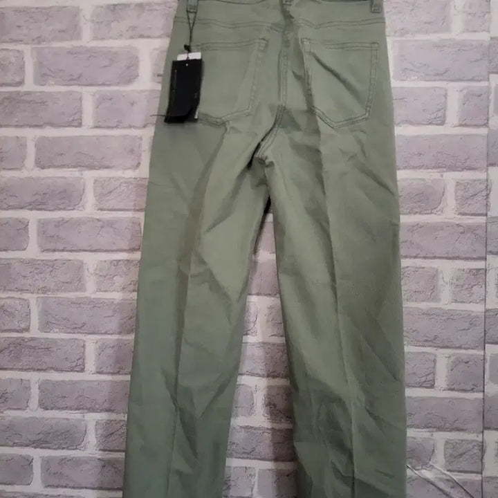 [BUNJANG] The Edge Green Cotton Pants (Size 26) / 더엣지 그린 면바지26새옷/알뜰한여우