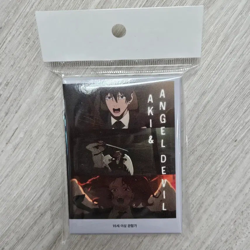 [SOLD OUT] 체인소맨 팝업 비디오 테이프 키링 아키 &amp; 천사의악마