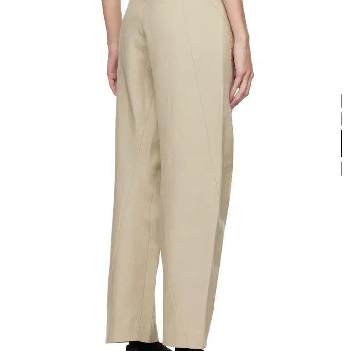 [BUNJANG] Hyeinseo 24FW Bent Trousers Beige / (2) 혜인서 24FW 벤트 트라우저 베이지 새상품 HYEINSEO