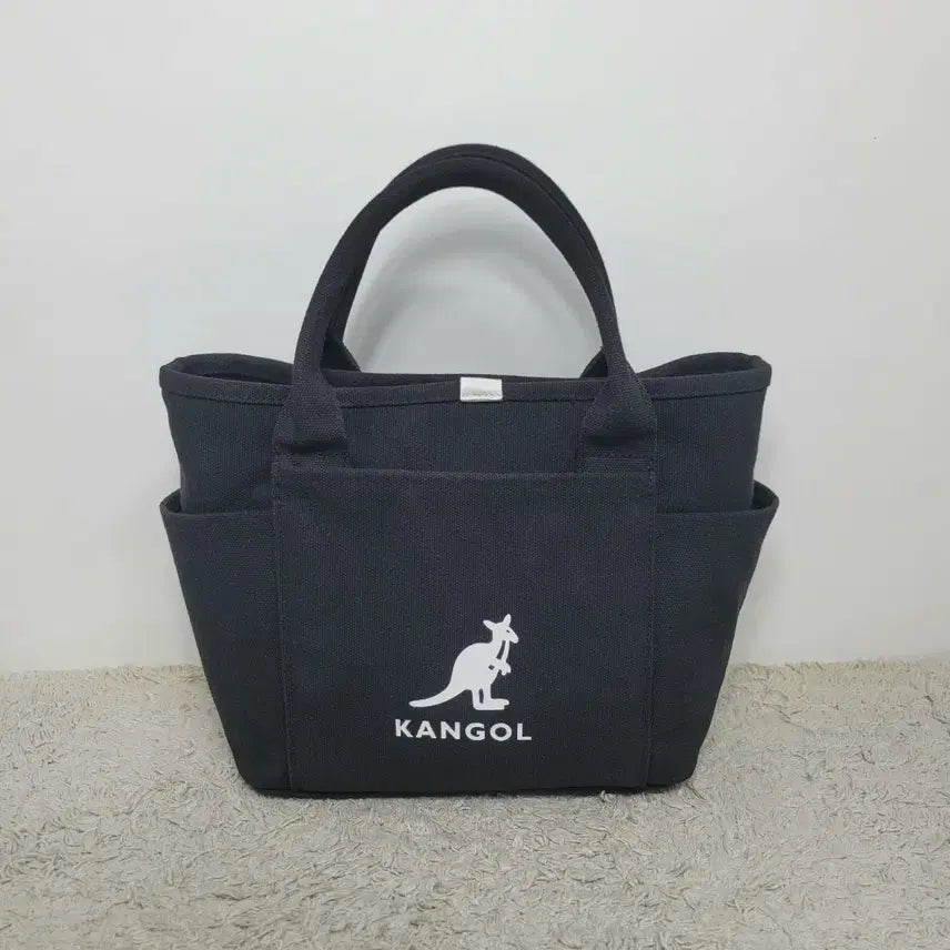 [BUNJANG] Kangol Big Logo Canvas Tote Bag Crossbody Bag / 캉골 빅로고 캔버스 토트백 크로스백