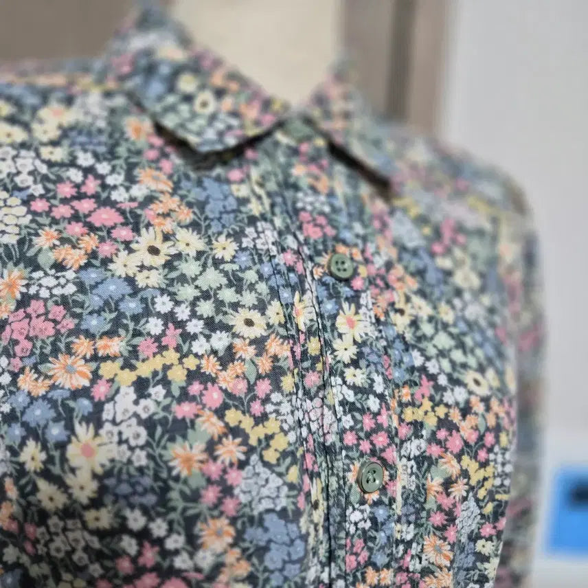 [BUNJANG] Thursday Island Floral Pattern Long Dress / 써스데이아일랜드 플라워 패턴 롱 원피스
