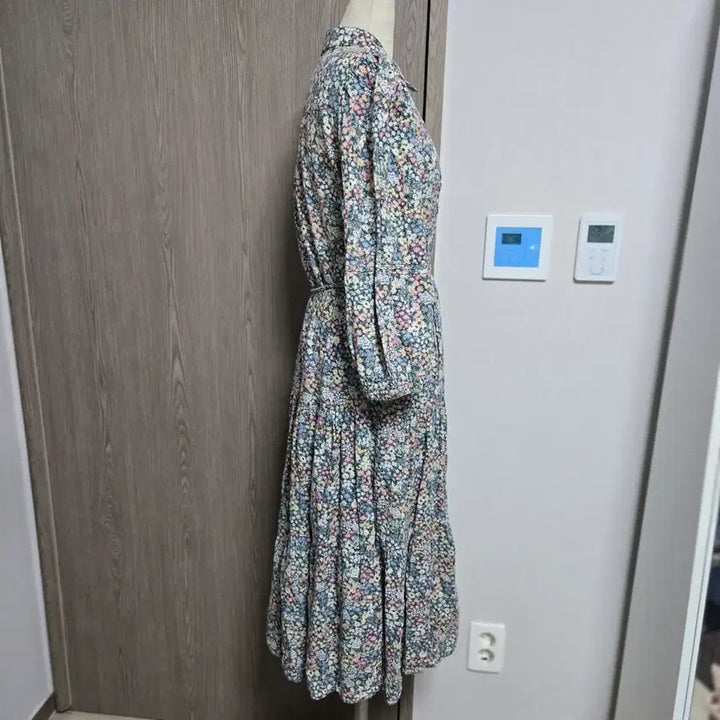 [BUNJANG] Thursday Island Floral Pattern Long Dress / 써스데이아일랜드 플라워 패턴 롱 원피스
