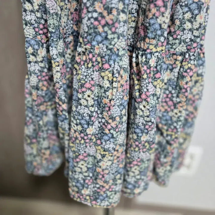 [BUNJANG] Thursday Island Floral Pattern Long Dress / 써스데이아일랜드 플라워 패턴 롱 원피스