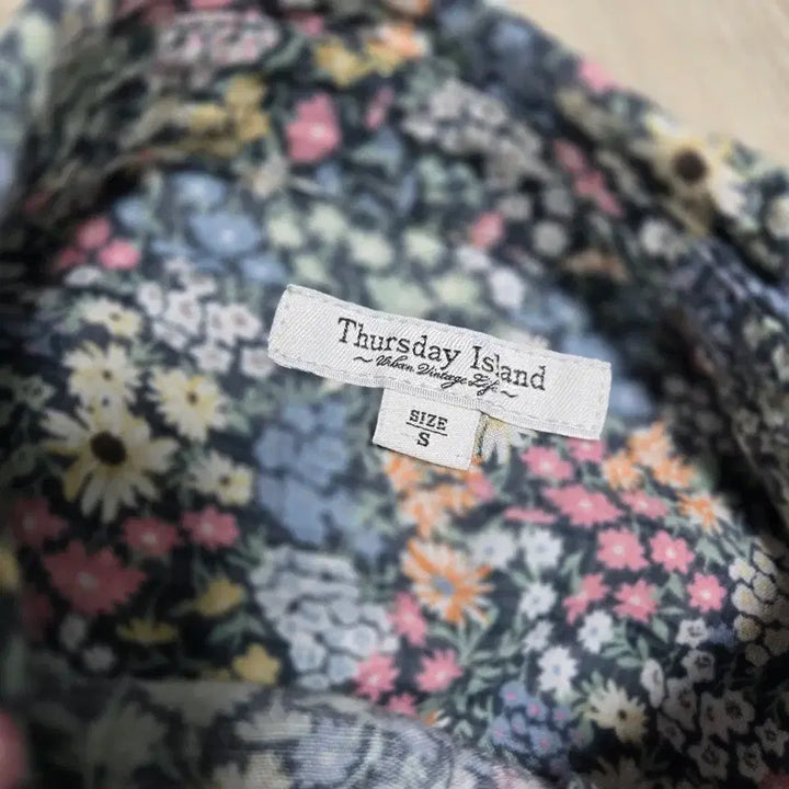 [BUNJANG] Thursday Island Floral Pattern Long Dress / 써스데이아일랜드 플라워 패턴 롱 원피스