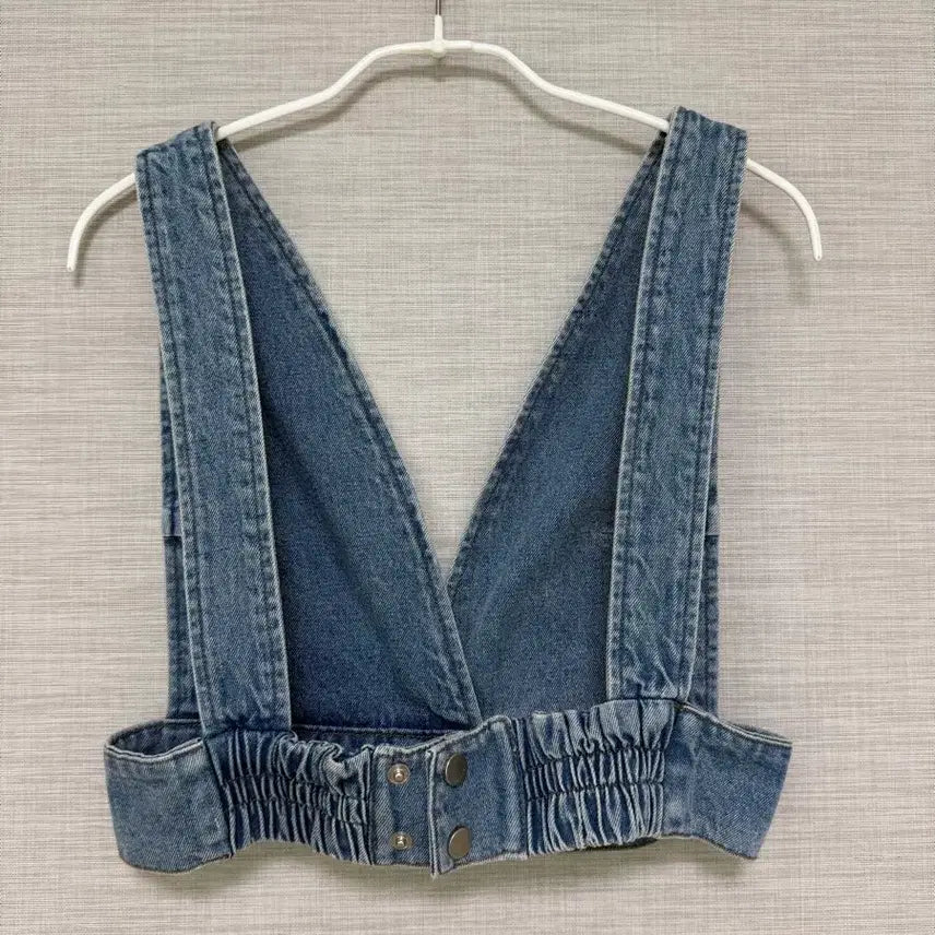[SOLD OUT] 럭키슈에트 데님 뷔스티에 36