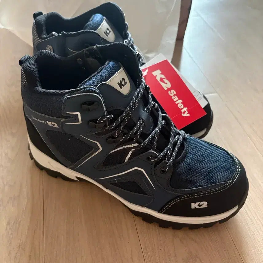 [BUNJANG] K2 K2-67(N4) Navy Safety Ankle Boots / K2 발목 안전화 K2-67(N4) 네이비 255