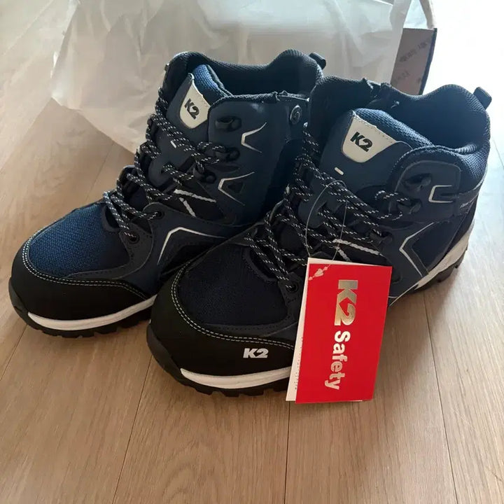 [BUNJANG] K2 K2-67(N4) Navy Safety Ankle Boots / K2 발목 안전화 K2-67(N4) 네이비 255