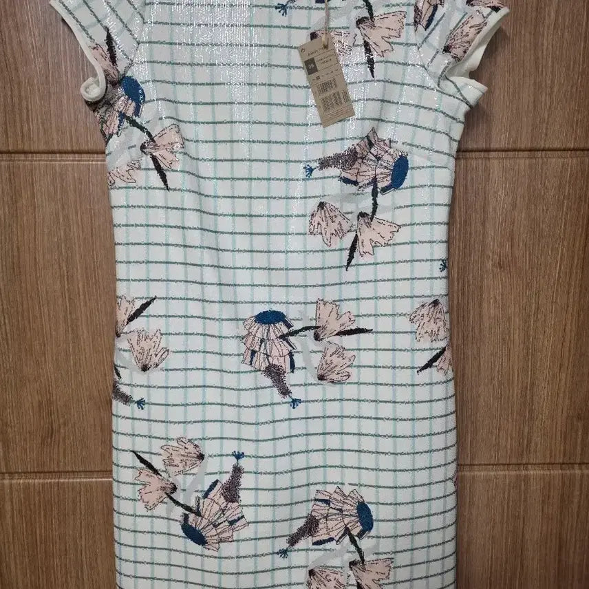 [BUNJANG] Adolfo Dominguez U Line Sleeveless Sequin Dress Size 36 / [새제품] 아돌포 도밍게즈 캡소매 스팽글 원피스 36