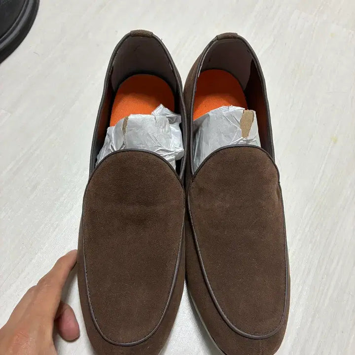 [SOLD OUT] 280 소가죽 굽 3.5cm 스웨이드 로퍼 더비 구두