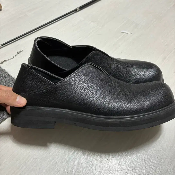 [SOLD OUT] 굽4.5cm 소가죽 280 클로그 뮬 더비