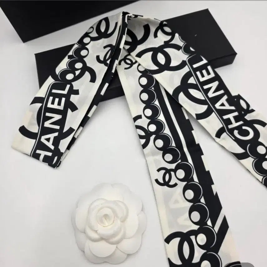 [BUNJANG] Chanel CC Twilly Scarf / 샤넬 cc트윌리 스카프 새상품