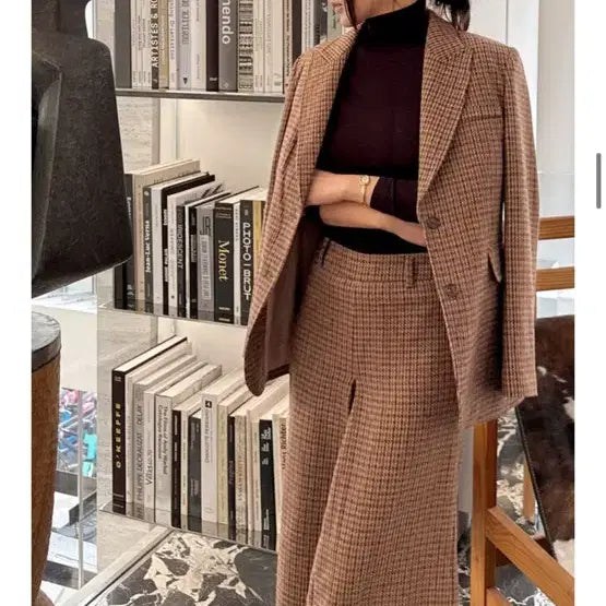 [BUNJANG] THE LAURENT Houndstooth Jacket / THE LAURENT 하운즈투스 자켓 s