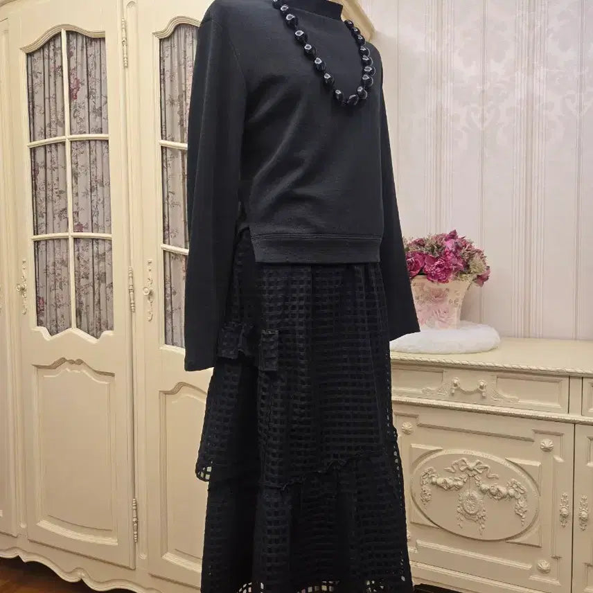 [BUNJANG] SJSJ Black Layered Dress / sjsj원피스