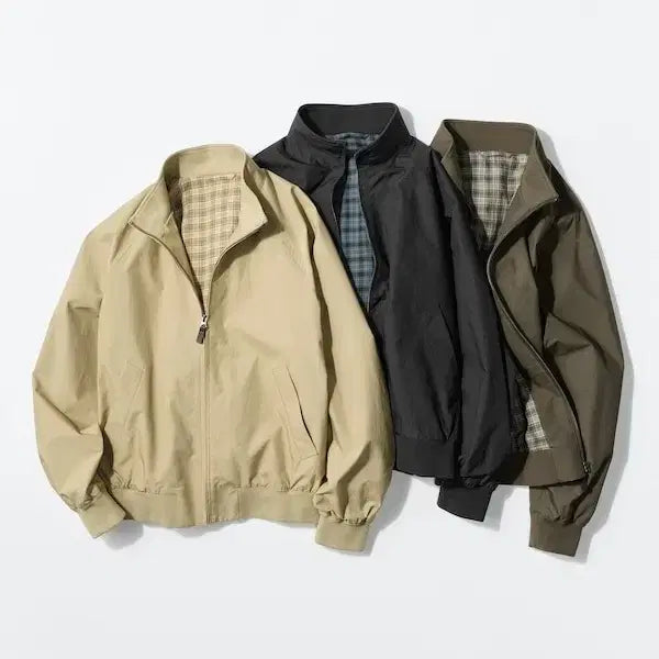 [BUNJANG] Uniqlo Harrington Jacket Khaki New / 새제품 유니클로 해링턴 자켓 카키컬러 일본발송