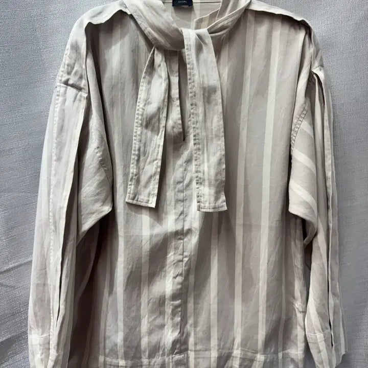 [BUNJANG] Joseph Silk Blend Tie Neck Blouse / 조셉 정품 타이 넥 실크혼방 블라우스 (55~66)