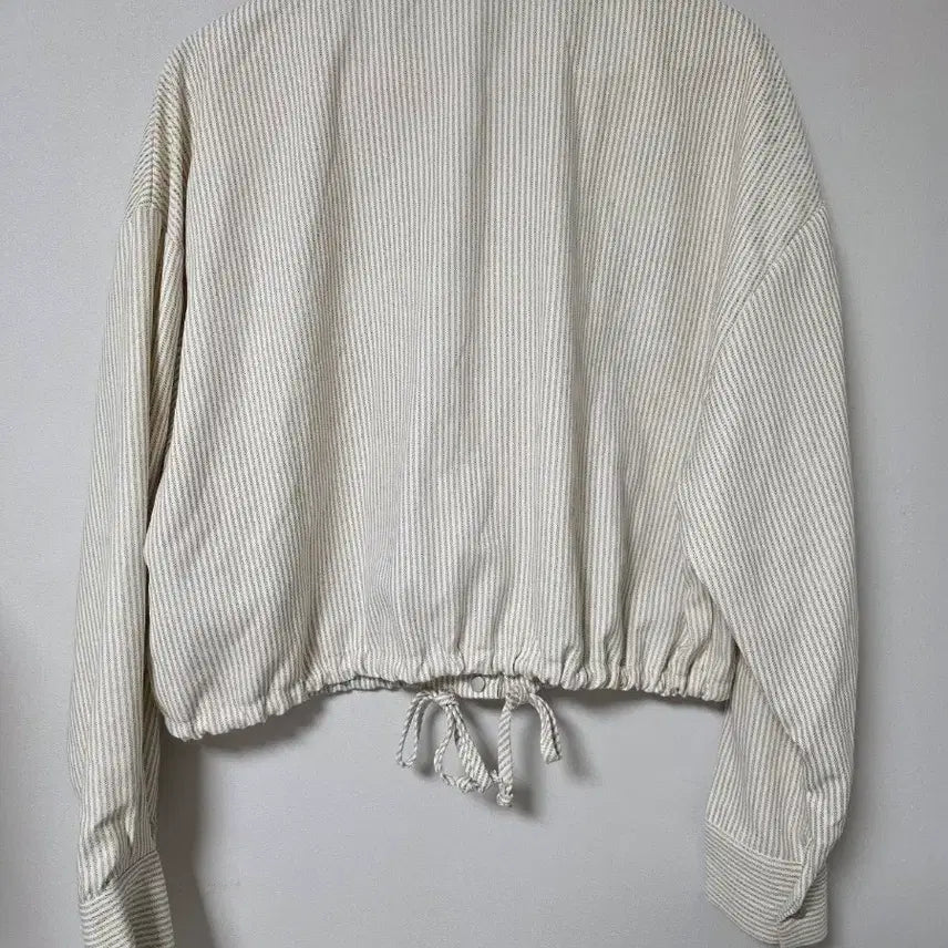 [BUNJANG] Striped Crop Jacket / 66~77/A급/크롭 봄여름가을용 스트라이프 자켓