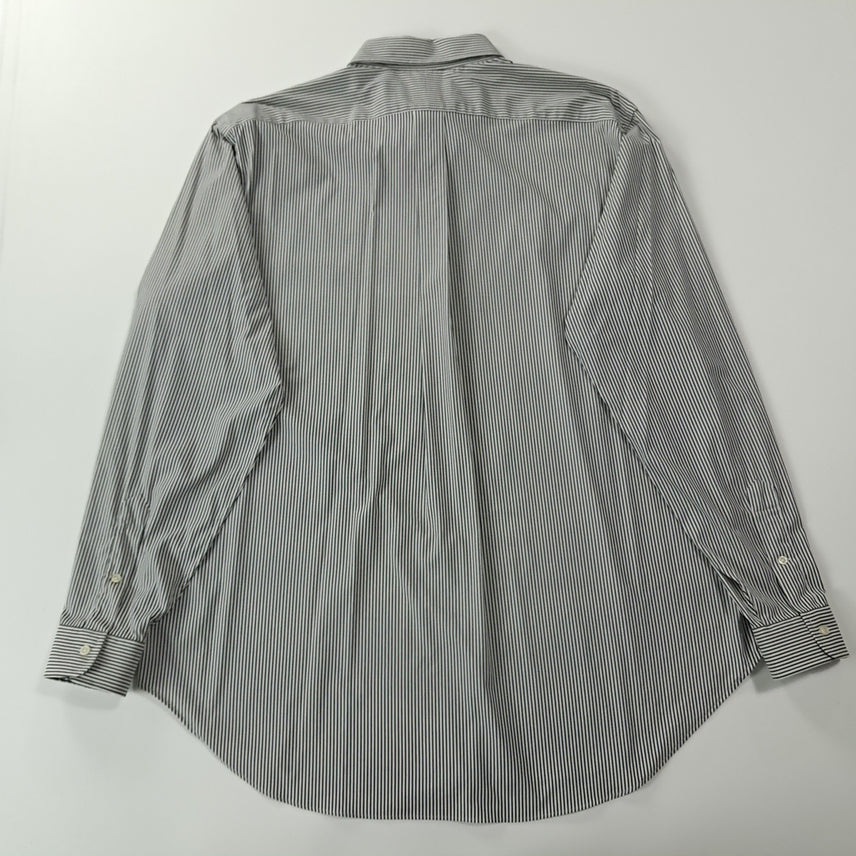 [SOLD OUT] CK290 XLT 폴로 엘라스틴 스트라이프 차콜그레이 셔츠 남방