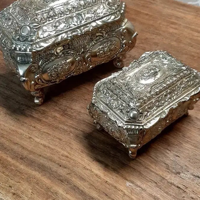 [BUNJANG] Antique Copper Jewelry Box Set / 구리 ㅡ 엔틱 보석함