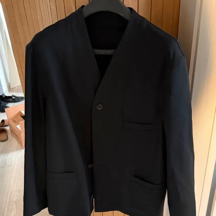 [BUNJANG] Lemaire 19FW Liner V-Neck Jacket / (48)르메르 19fw 라이너 브이넥 자켓
