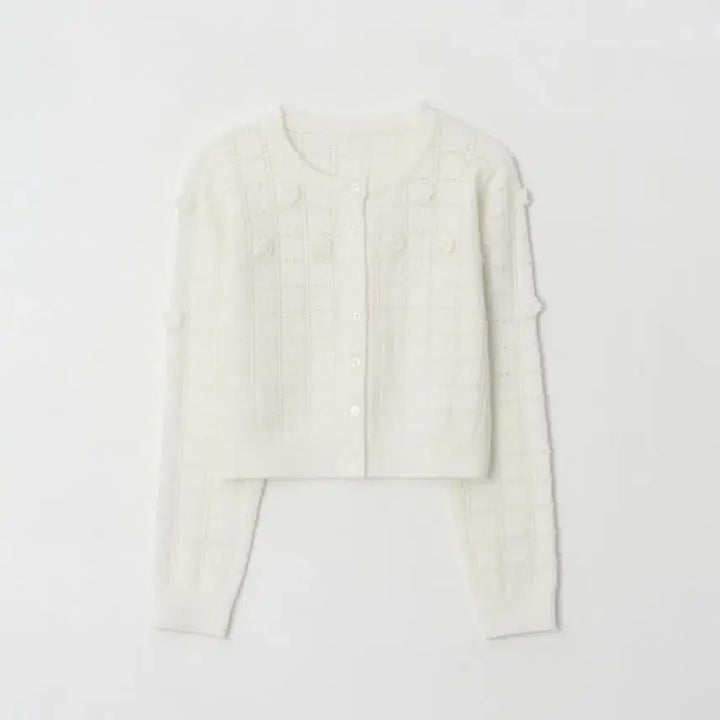 [SOLD OUT] 론론 플라워 니트 가디건