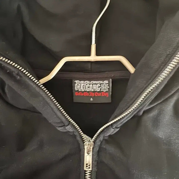 [BUNJANG] Glogang Black Hoodie / Glogang 글로갱 블랙 후디 공홈 L 사이즈 판매합니다