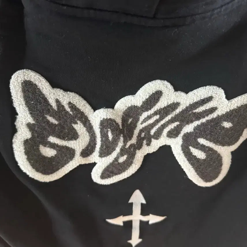 [BUNJANG] Glogang Black Hoodie / Glogang 글로갱 블랙 후디 공홈 L 사이즈 판매합니다