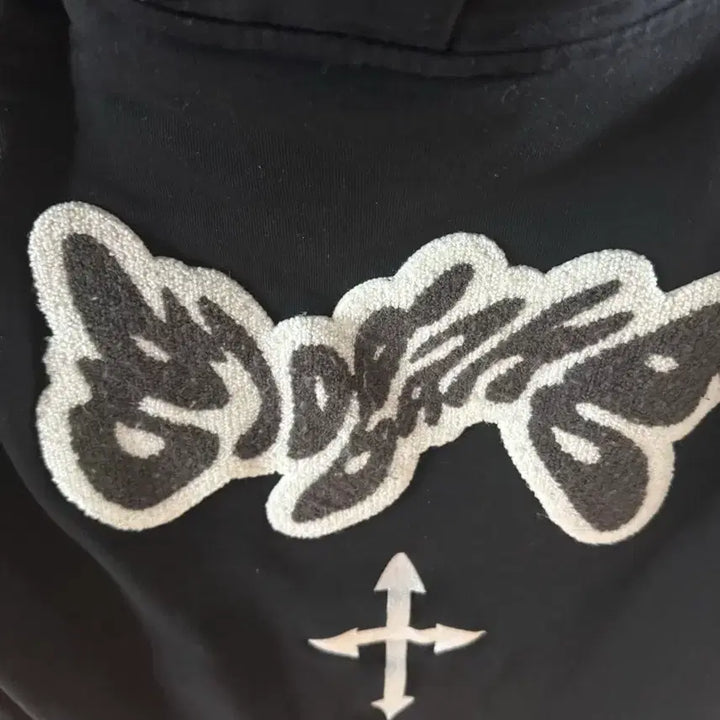 [BUNJANG] Glogang Black Hoodie / Glogang 글로갱 블랙 후디 공홈 L 사이즈 판매합니다