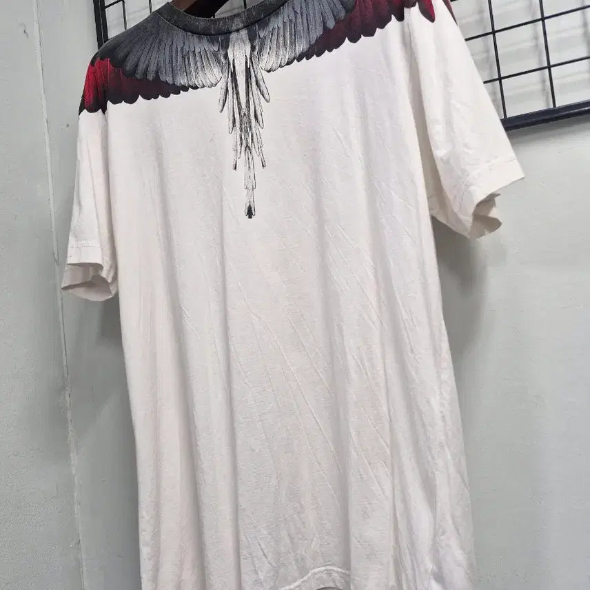 [BUNJANG] Marcelo Burlon Wing Print T-shirt / 95M 마르셀로불론 반팔 티셔츠 날개 화이트