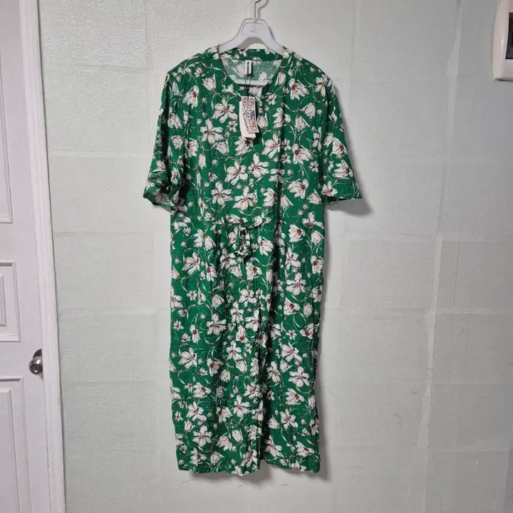 [BUNJANG] MORH Floral Pattern Green Dress / MORH 플라워 패턴 초록색 원피스66