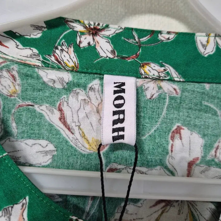 [BUNJANG] MORH Floral Pattern Green Dress / MORH 플라워 패턴 초록색 원피스66