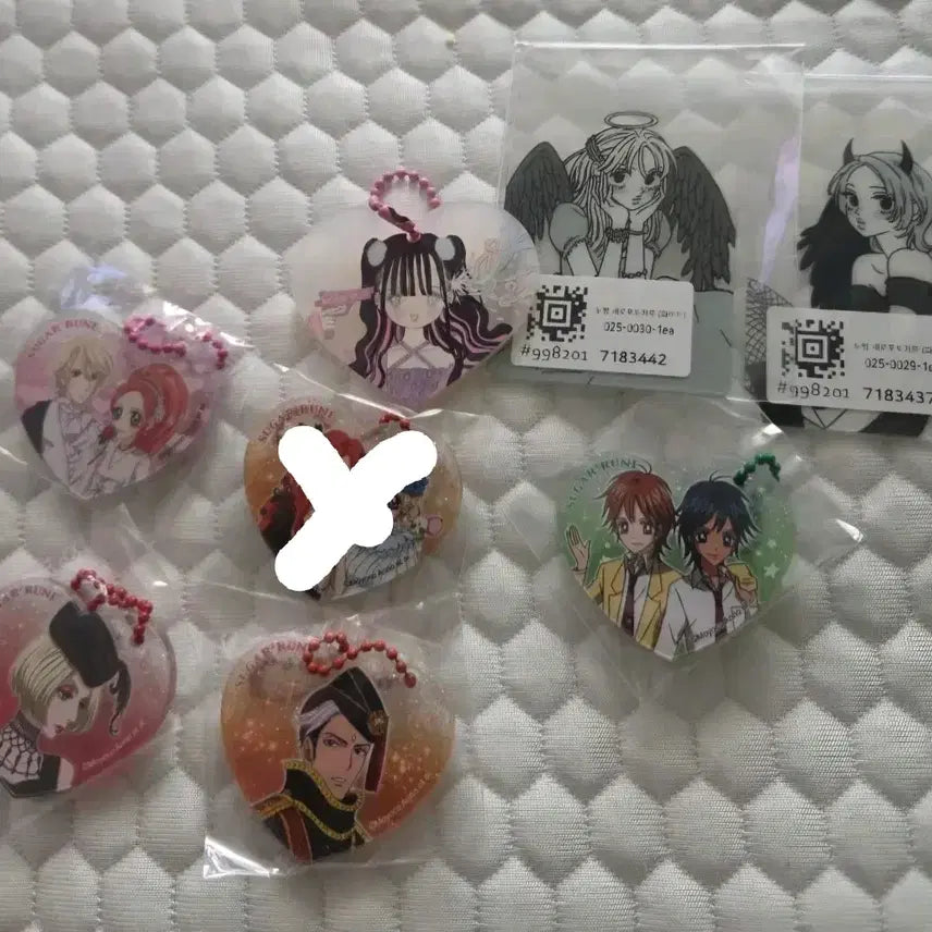 [BUNJANG] Sugar Sugar Rune Heart Acrylic Keyring / 슈가슈가룬 하트 아크릴 키링 새상품
