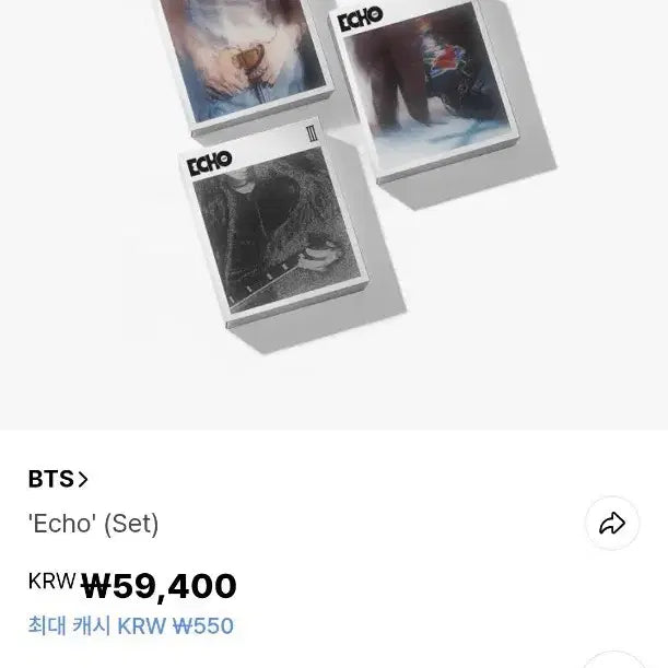 [BUNJANG] BTS Jin Echo Set / 방탄소년단 진 BTS 진 Echo 세트