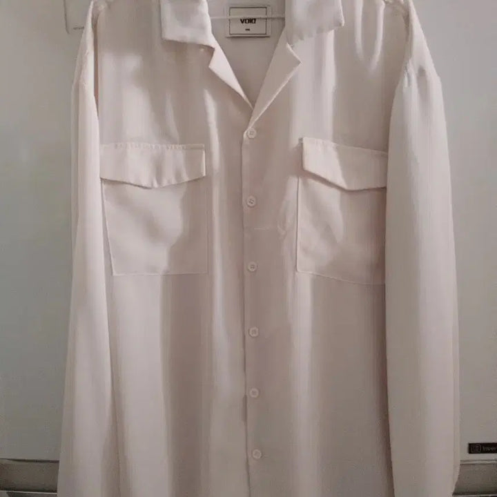 [BUNJANG] VOIT Open Collar Shirt Ivory / VOIT 포이트 오픈 카라 셔츠 아이보리