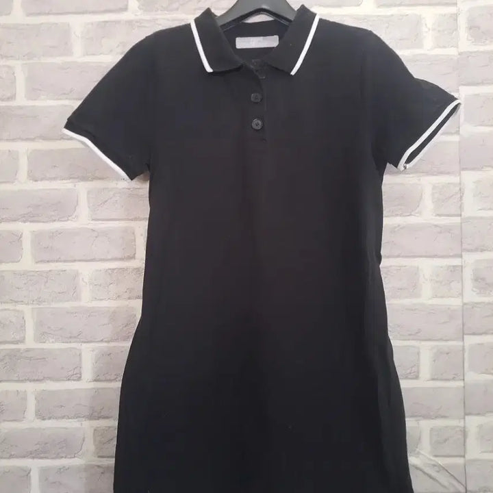 [BUNJANG] 8 Seconds Black Short Sleeve Collar Dress (Size M) / 에잇세컨즈 블랙 반팔카라 원피스M/알뜰한여우