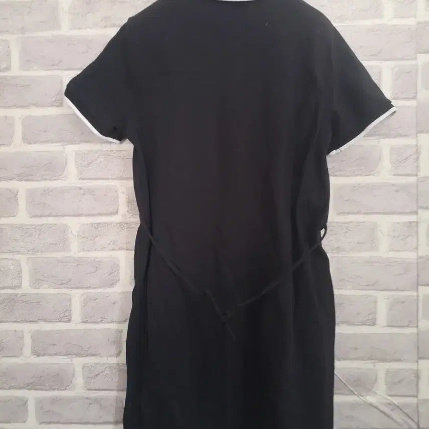[BUNJANG] 8 Seconds Black Short Sleeve Collar Dress (Size M) / 에잇세컨즈 블랙 반팔카라 원피스M/알뜰한여우