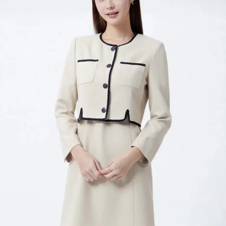 [BUNJANG] it Michaa Tweed Two-Piece Suit / it Michaa 잇미샤 트위드 투피스_55사이즈