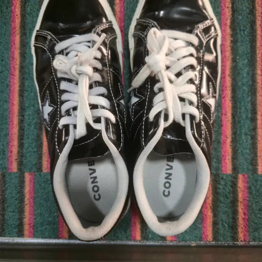 [BUNJANG] Converse One Star Low Black Sneakers / 컨버스 원스타 로우 블랙  250사이즈
