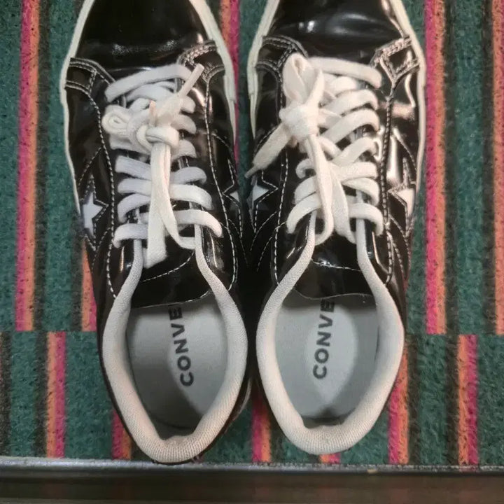 [BUNJANG] Converse One Star Low Black Sneakers / 컨버스 원스타 로우 블랙  250사이즈
