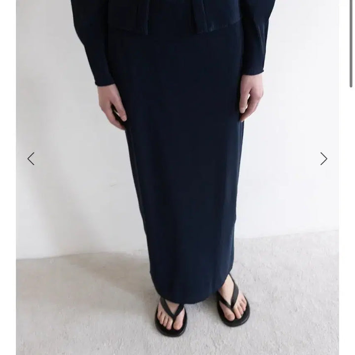 [BUNJANG] Ehre Pleated Skirt Navy / 에레 ehre 플리츠 스커트 새상품 네이비 38