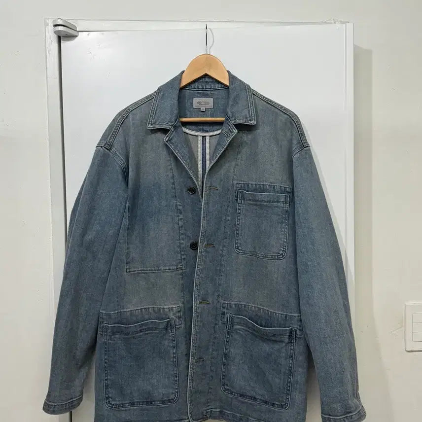 [BUNJANG] Series Denim Work French Jacket / 시리즈 데님 워크 프렌치자켓
