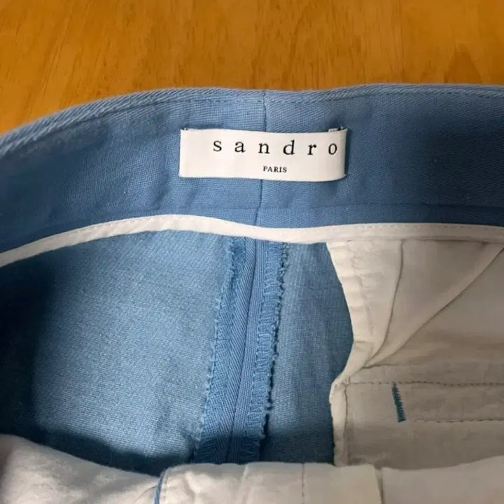 [SOLD OUT] Sandro 산드로 스카이블루 슬랙스 팬츠_38 사이즈