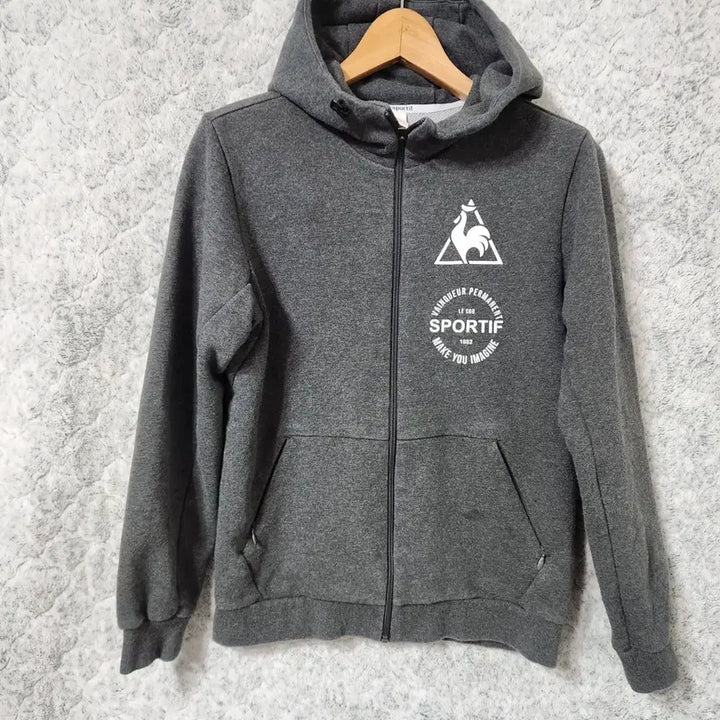 [BUNJANG] Le Coq Sportif Hooded Zip-Up Jacket Size 90 / 165A [90] 르꼬끄 후드 집업