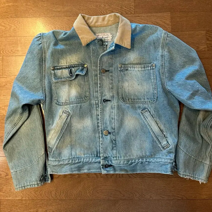 [BUNJANG] Polo Ralph Lauren Vintage Indian Head Denim Jacket / [XL(표기M)] 90s 폴로 랄프로렌 인디언헤드 빈티지 데님자켓