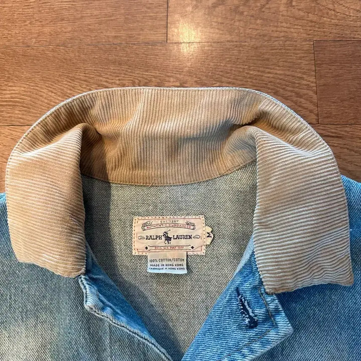 [BUNJANG] Polo Ralph Lauren Vintage Indian Head Denim Jacket / [XL(표기M)] 90s 폴로 랄프로렌 인디언헤드 빈티지 데님자켓
