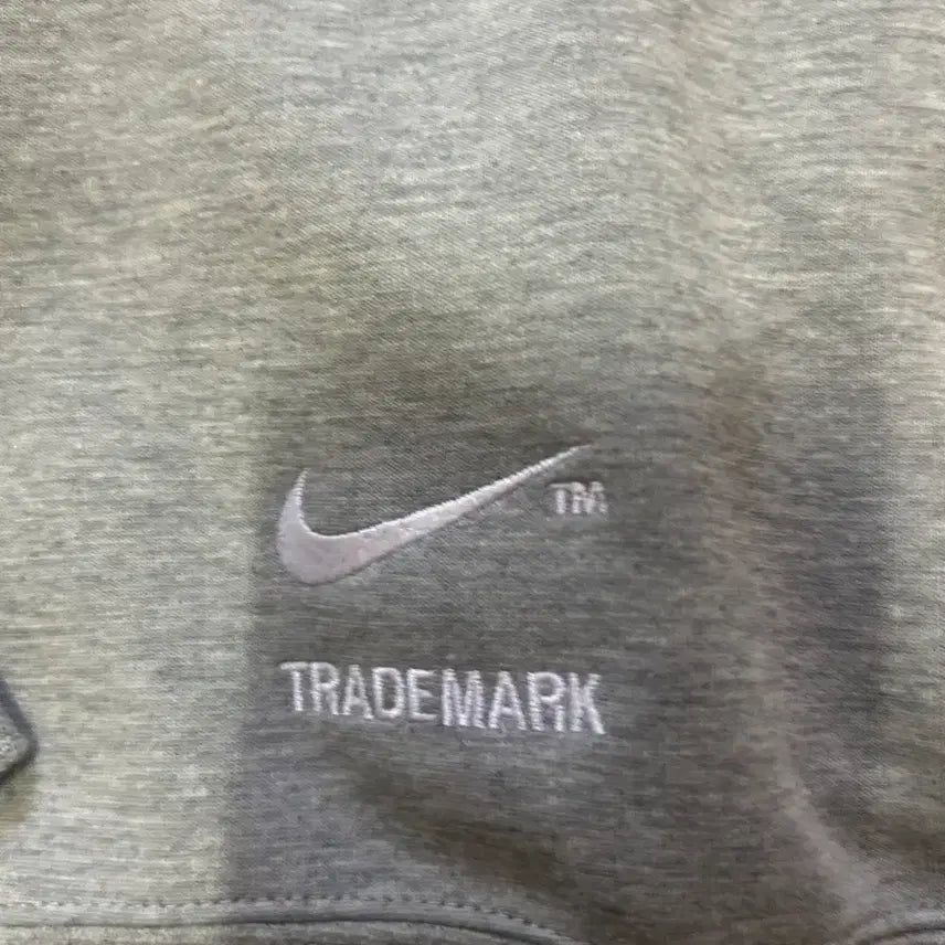 [BUNJANG] Nike Swoosh Hoodie Gray L / 나이키 스우시 후드티 그레이 L .(70)